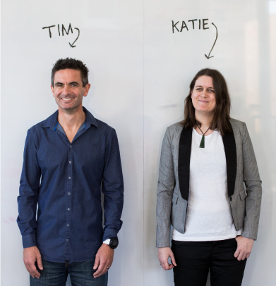 Founders - Tim and Katie